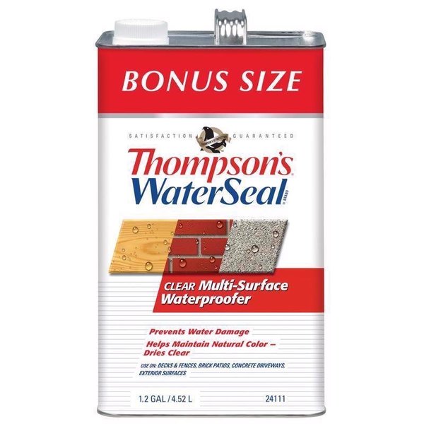 Thompsons WaterSeal Clear Water-Based Multi-Surface Waterproofer 1.2 gal TH.024111-03